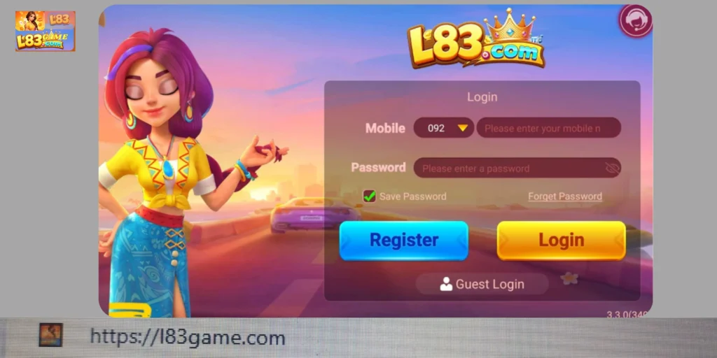 l83 Game register/login